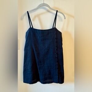 Black AF Linen Dress Petite